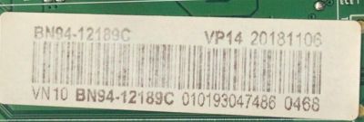 MAIN PARA MONITOR SAMSUNG / NUMERO DE PARTE BN94-12189C / BN41-02529B / BN9412189C / 12189C / NUMERO DE PANEL CY-KK043BGAVWH / MODELO LH43PMHP - Imagen 2